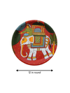 THE ELEPHANT: CHERIYAL SCROLL PAINTING BY SAI KIRAN