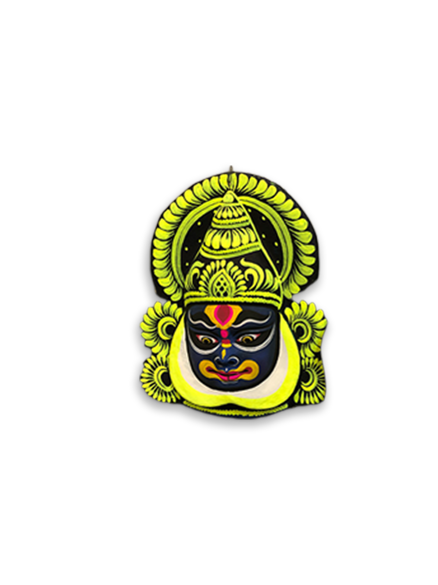 Sapphire Serenity: The Chhau Dance Mask by Dharmendra Sutradhar Thumbnail