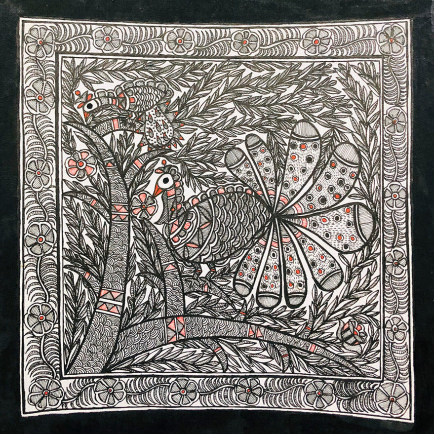 Silent Serenity: Monotonous Art of Madhubani by Ambika Devi Thumbnail