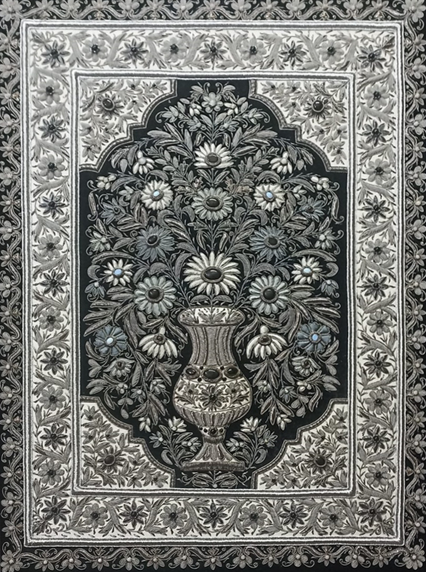 Silver Zardozi artwork by Mohd. Bilal Thumbnail