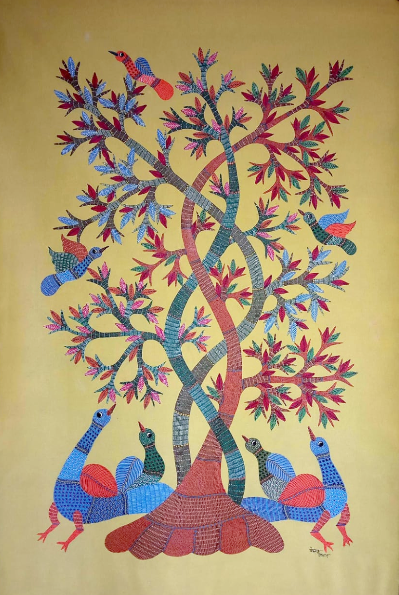 Tales of the Canopy: Gond Art Musings by Kailash Pradhan Thumbnail