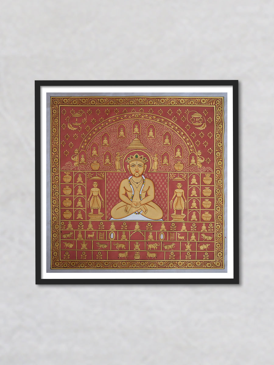 Shop Transcendent Threads: Lord Mahavir in Jain Paintings by Dinesh Soni 