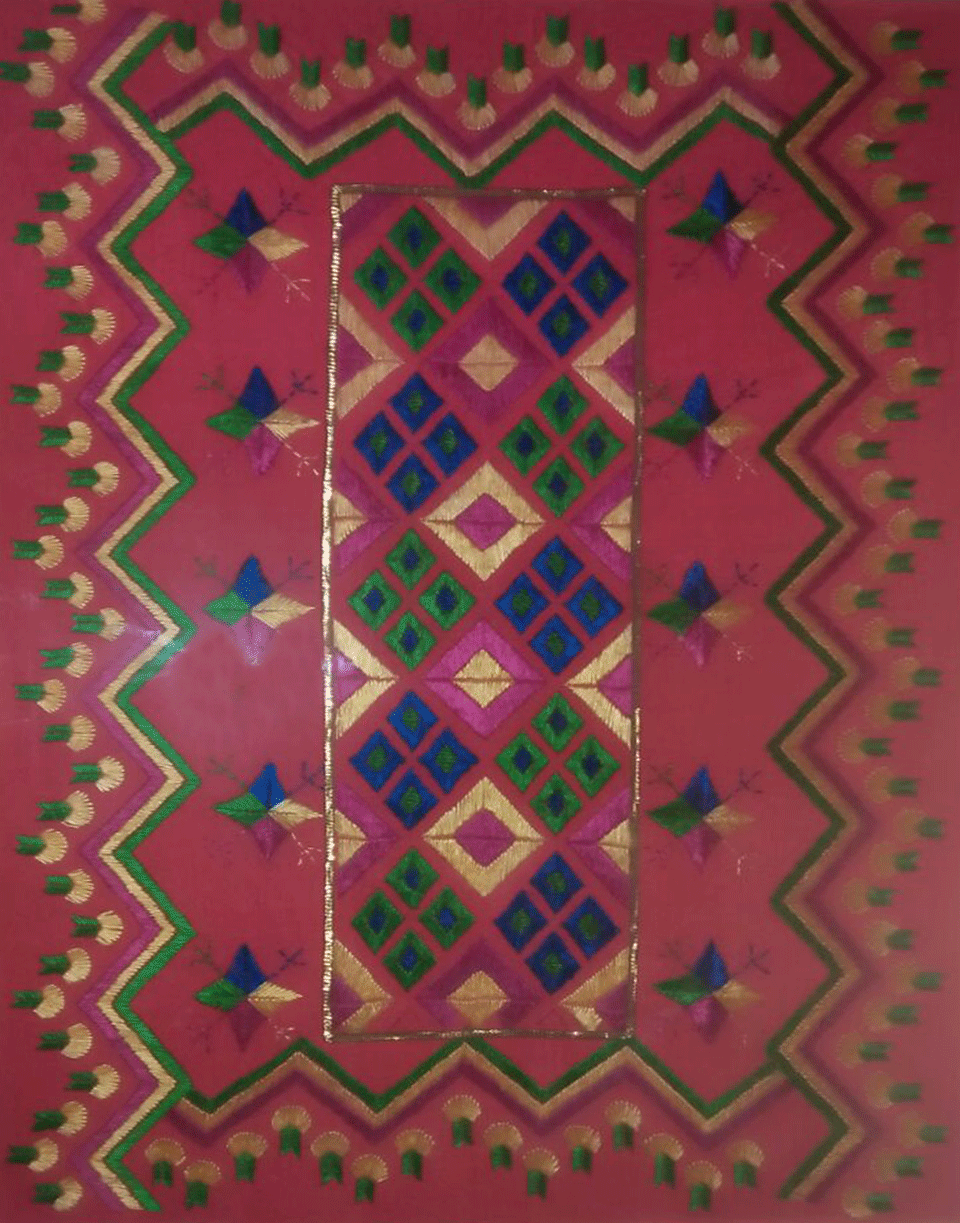 Vibrant Tapestry in Phulkari by Harjeet kaur Thumbnail