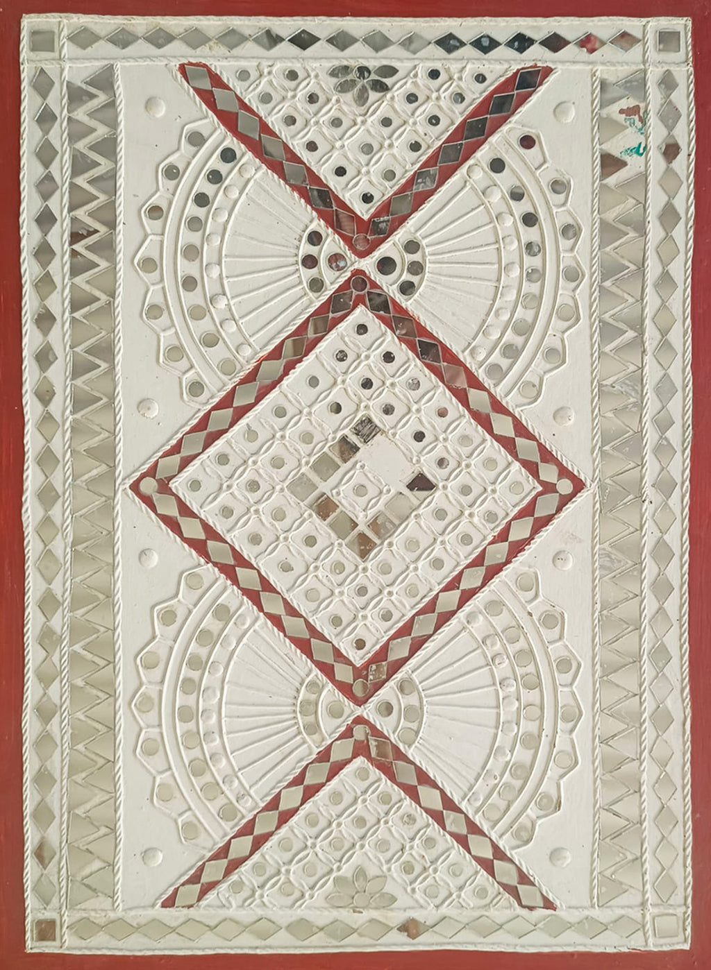 Wall Panel in Lippan Kaam by Majikhan For Home Decor, Gifting Thumbnail