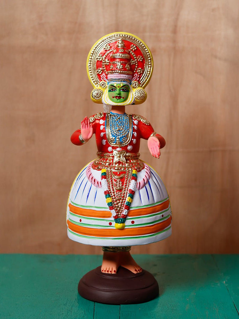 Bhangra Dancing Doll バングラダンサー　人形 Order Dancing Kathakali in Golu doll by Baskaran Natarajan Online