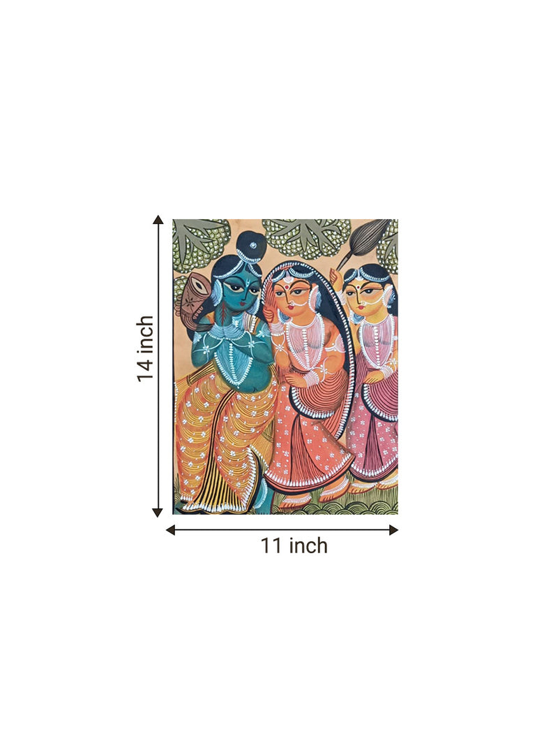 Krishna and Radha in Kalighat for sale