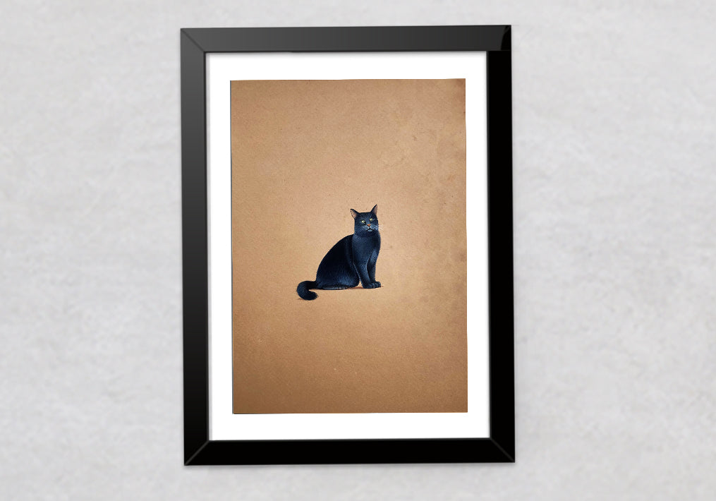 Buy Cat Miniature style Painting by Mohan Prajapati