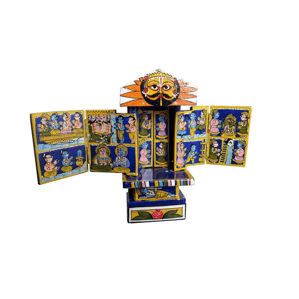 Marwari Kavad by Satyanarayan (8 part, 6 inch height) Thumbnail