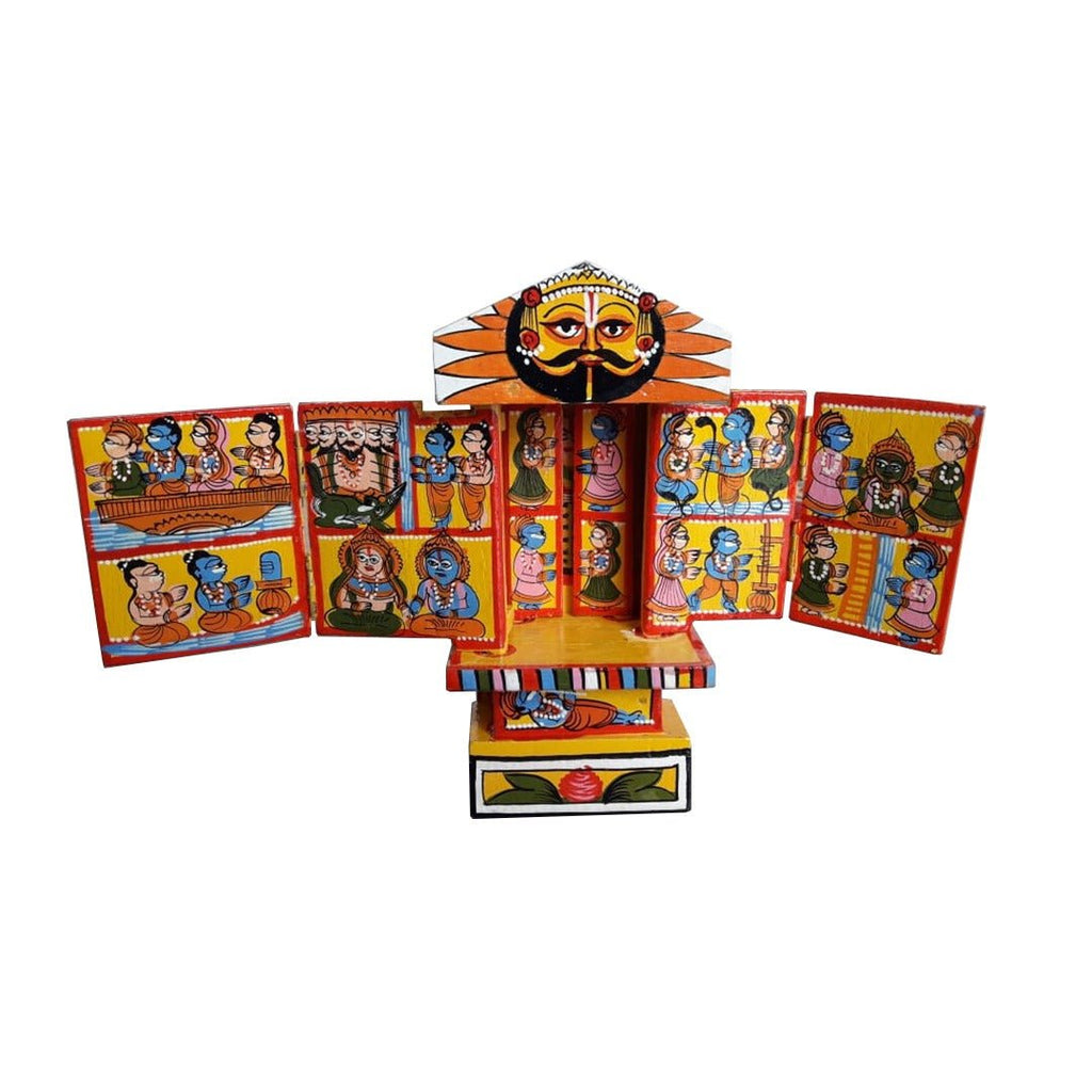 Marwari Kavad by Satyanarayan (8 part, 6 inch height) Thumbnail