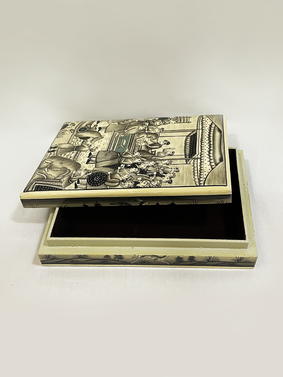 Paper Mache Royal Court Box by Riyaz Thumbnail