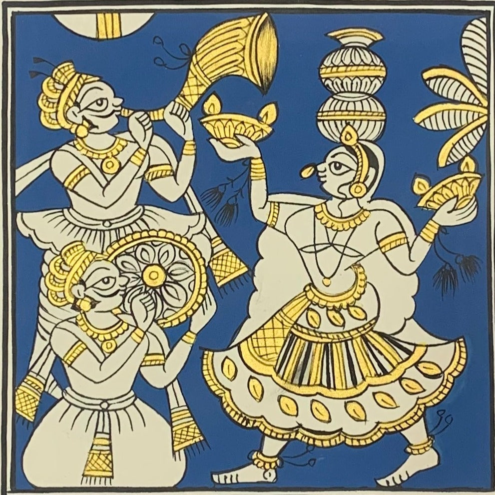 The Celebration: Phad Painting by Kritika Joshi Thumbnail