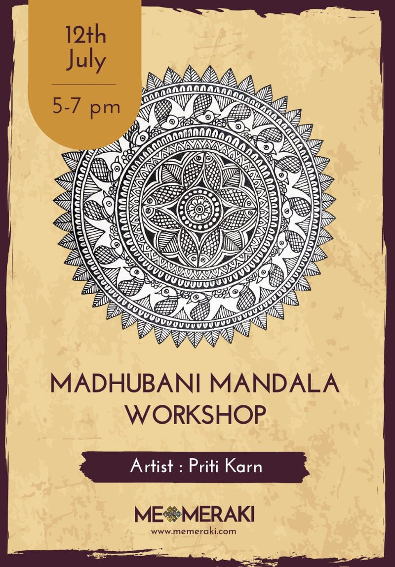 Buy Recording: Live Online Madhubani Mandala Workshop With Priti ...