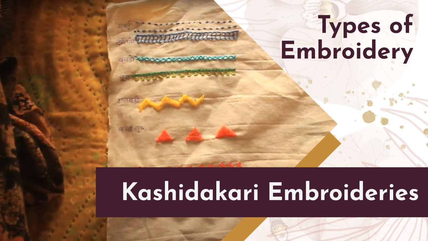 Kashidakari Embroideries
