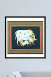 Krishna's cows Art work for Sale