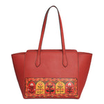 Red Cow leather Bag
