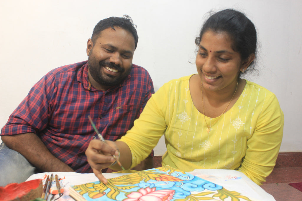 Journey into Kerala's Traditional Mural Painting: A Masterclass Experience