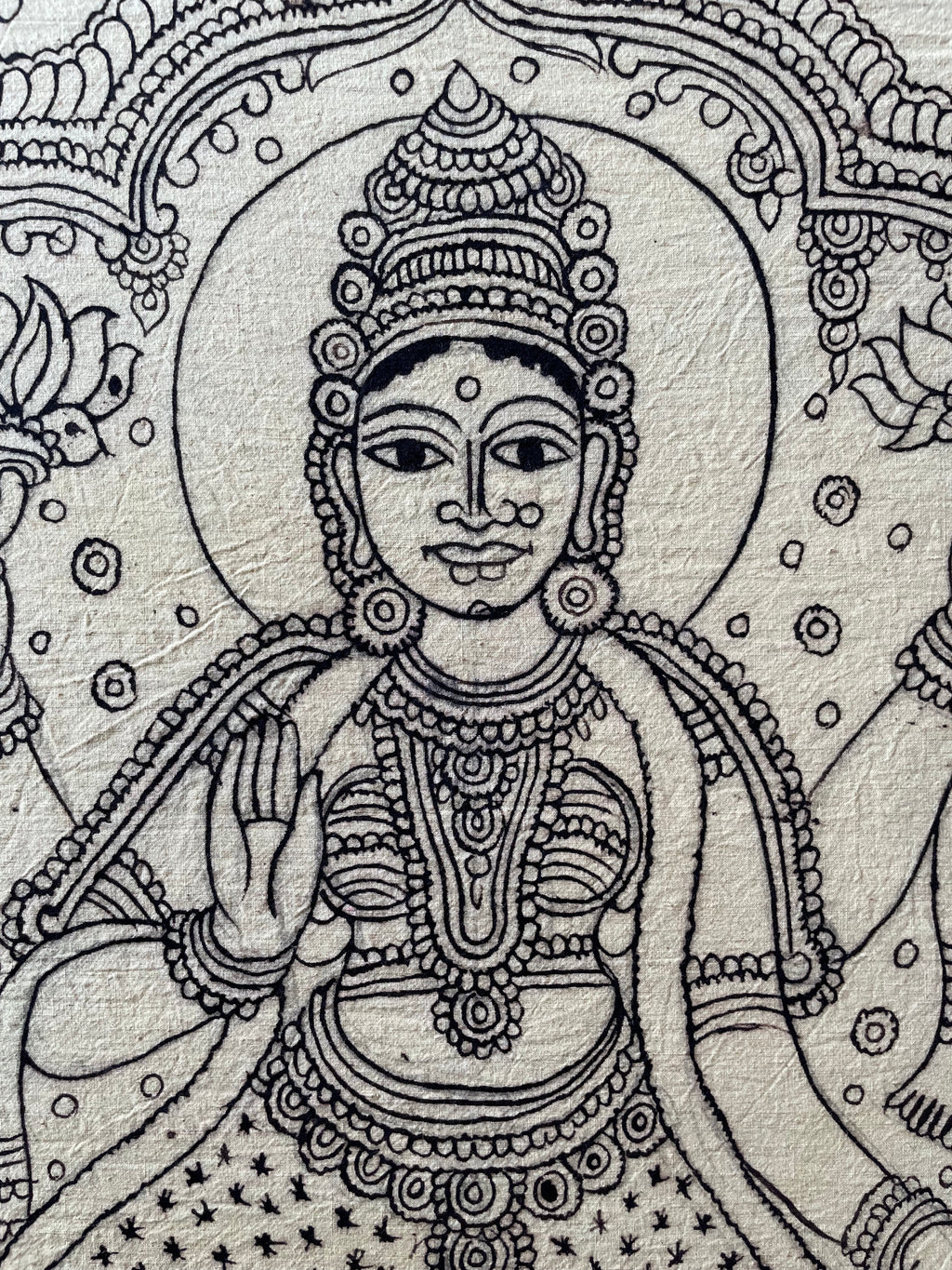 Kalamkari Face Design Drawing Tutorial for Beginners  Pencil Sketches by  Shilpa Akhil  YouTube