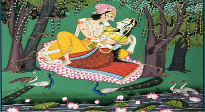 Ragamala series: Raga Shri and Raga Megha
