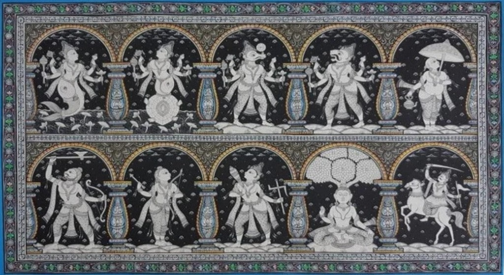 Dashavatara: Tracing Vishnu’s Ten Avatars Through Myth and Art