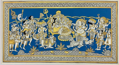 Celebrating Shiv-Parvati: A Journey Through Indian Art Traditions