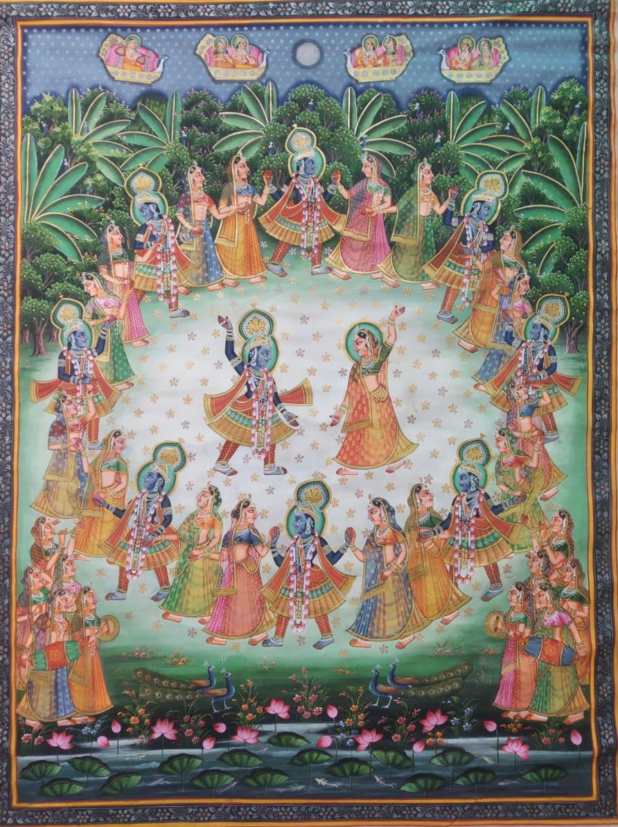 Pichwai Paintings- Incidents from Lord Krishna's Life - MeMeraki.com