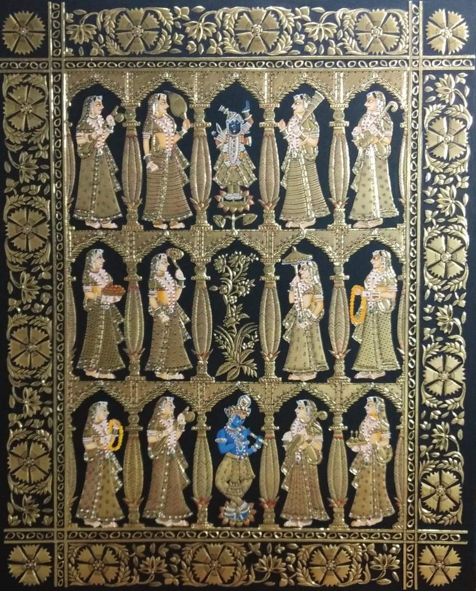 Tanjore paintings, a beautiful amalgamation of art and craft - MeMeraki.com
