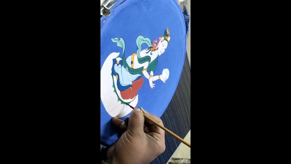 Thangka Art Tutorial By Krishna Tashi Palmo - MeMeraki.com