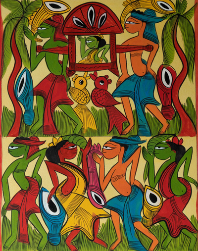 Santhal Pattachitra Art