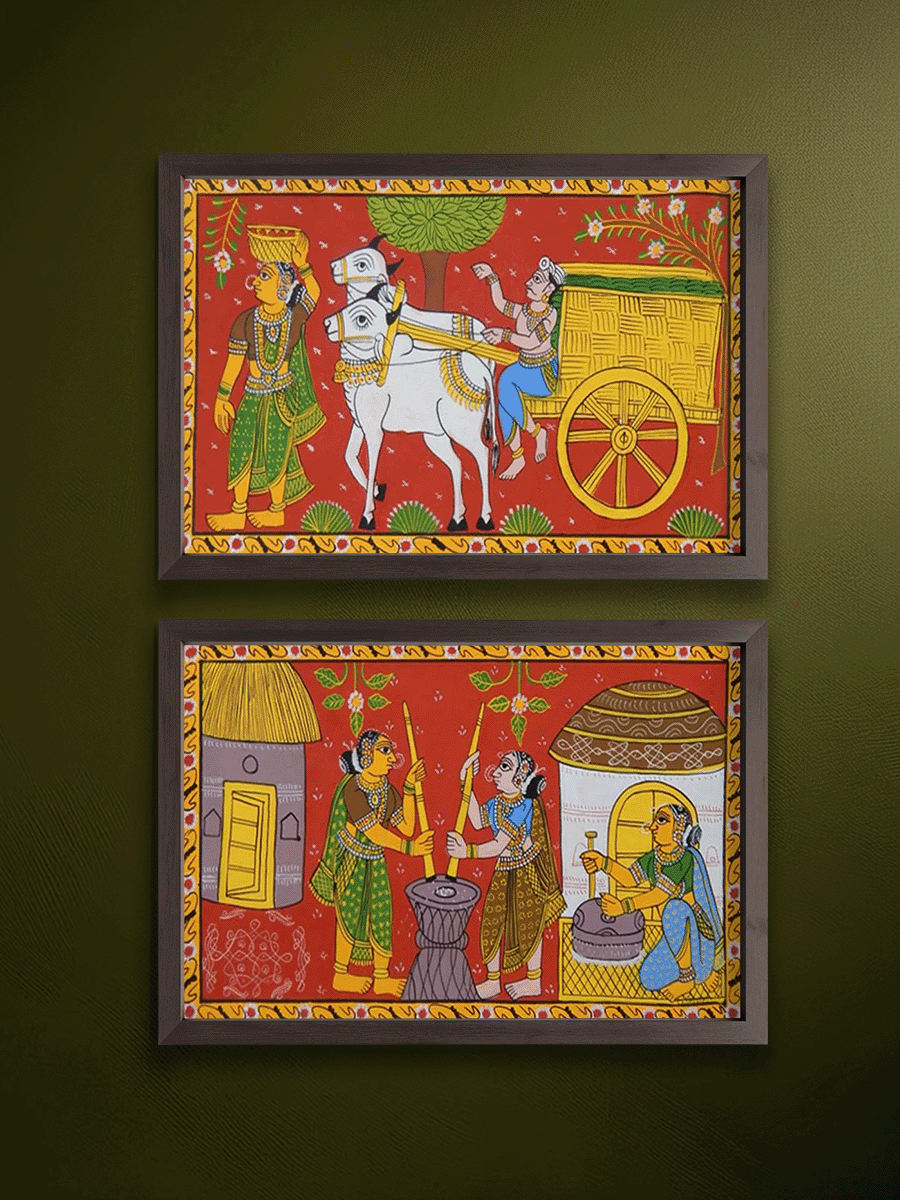 Cheriyal Scroll Paintings