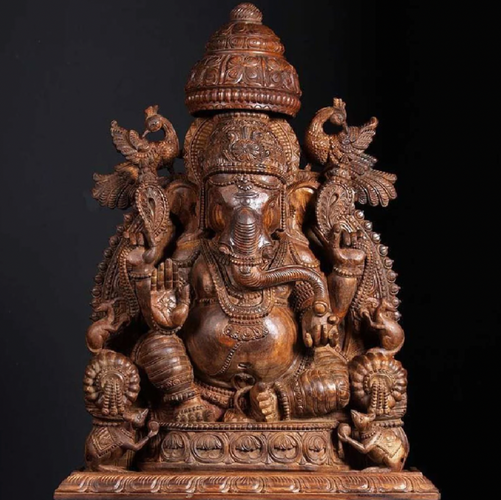 Teak Wood Carving Thumbnail