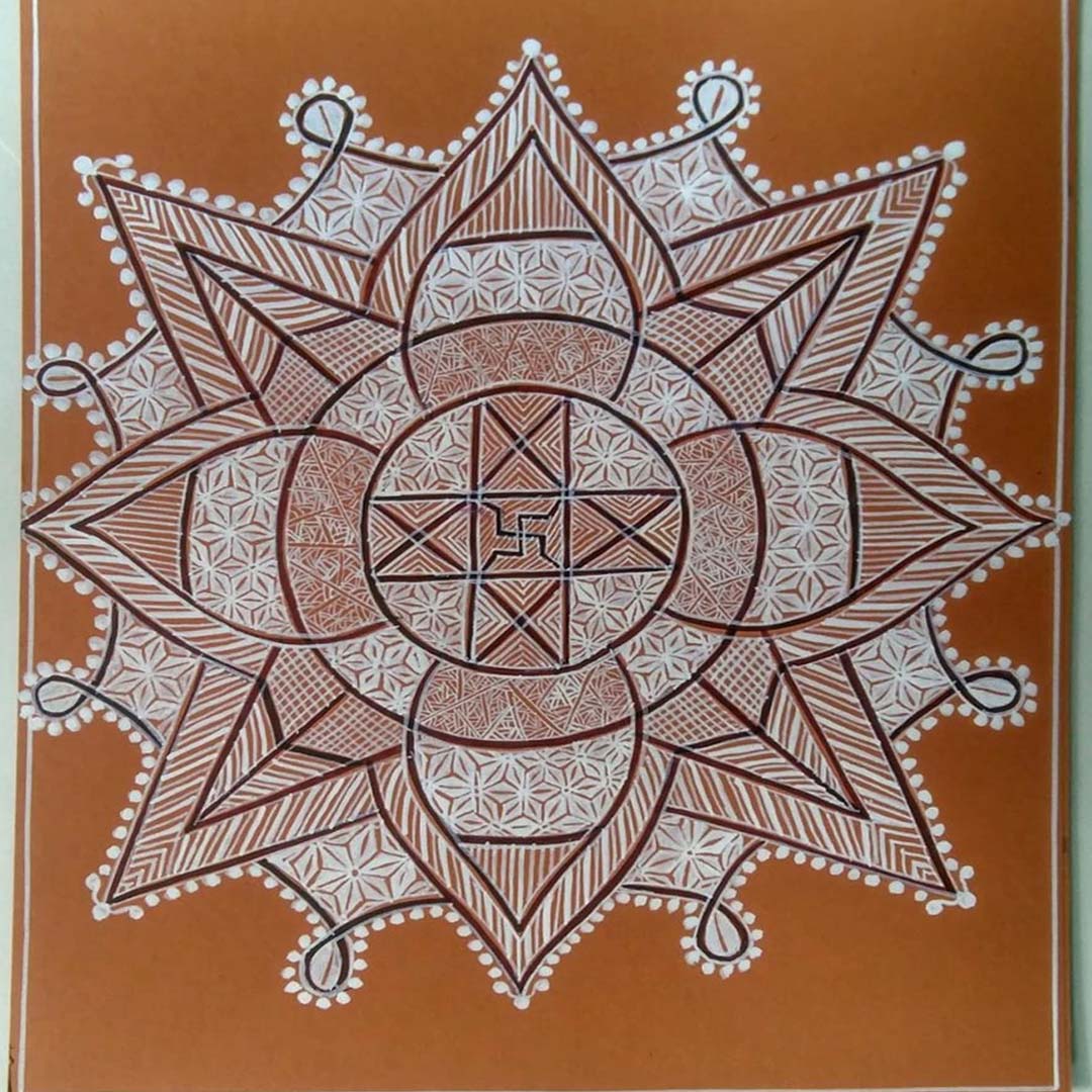 Simple Mandana Examples Mandana Art Pre-Recorded Masterclass | Art & Rajasthani Painting