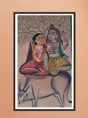 Shiv and Parvati Paintings