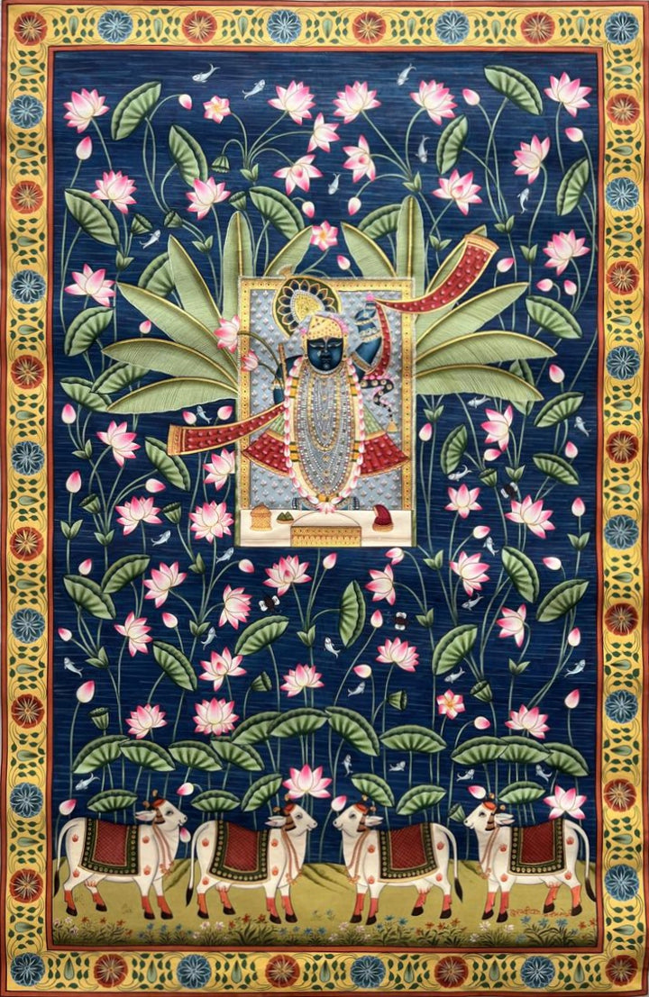 The Cosmic Play of Shrinath ji in Pichwai by Naveen Soni Thumbnail