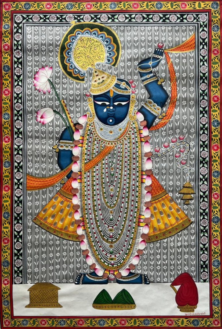 The Divine Opulance of Shrinathji: A Pichwai by Naveen Soni Thumbnail