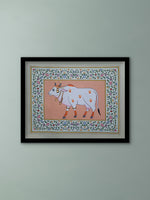 Buy Majestic Cow in Pichwai by Shehzaad Ali Sherani