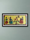 Buy Sita With Her Dassi: Chitrakathi Painting by Chetan Gangavane