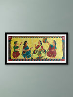 Buy Sita With Her Dassi: Chitrakathi Painting by Chetan Gangavane