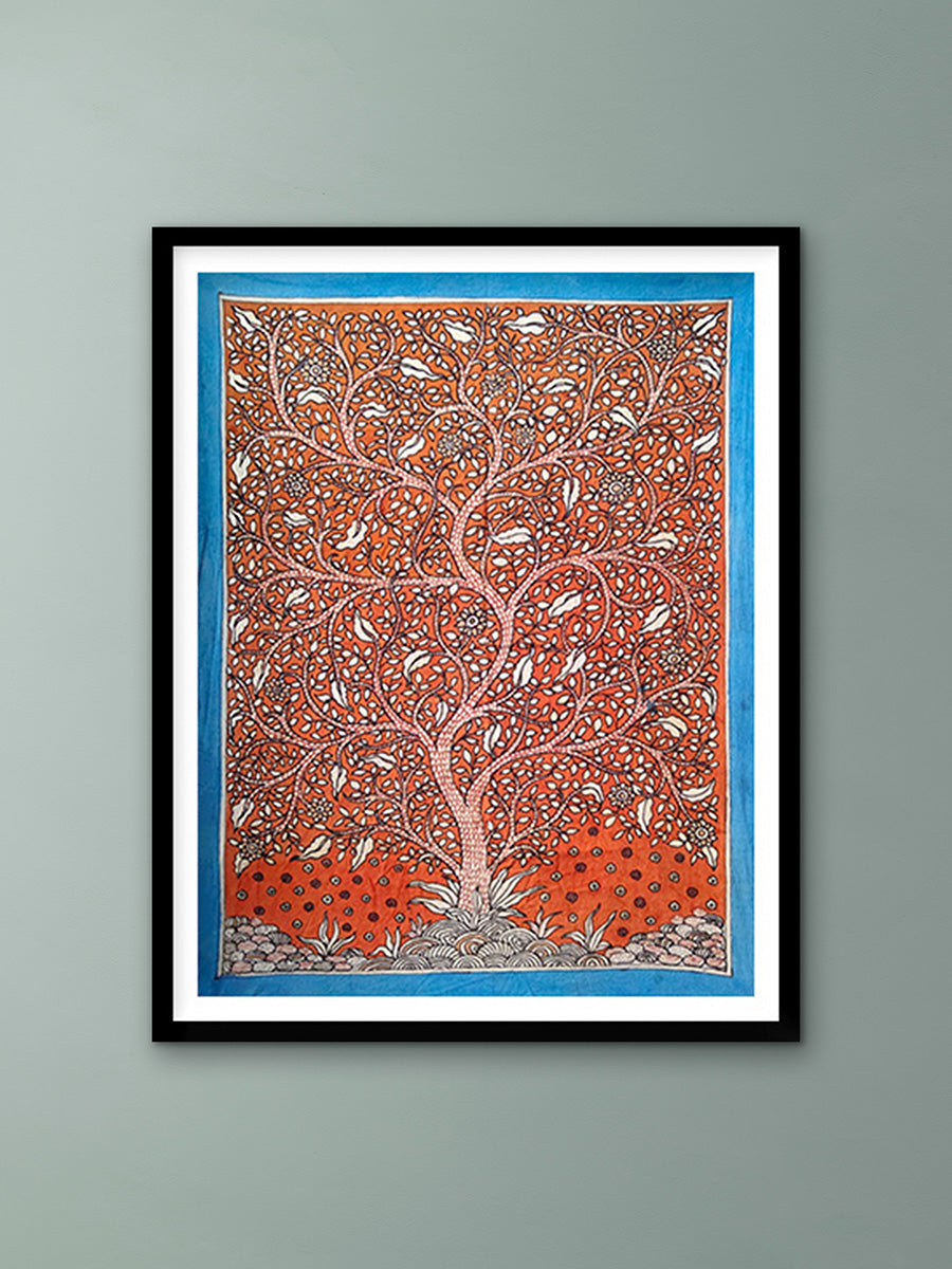 The Enchanting Tree of Life: Mata Ni Pachedi Painting by Chandrakant Bhulabhai for Sale