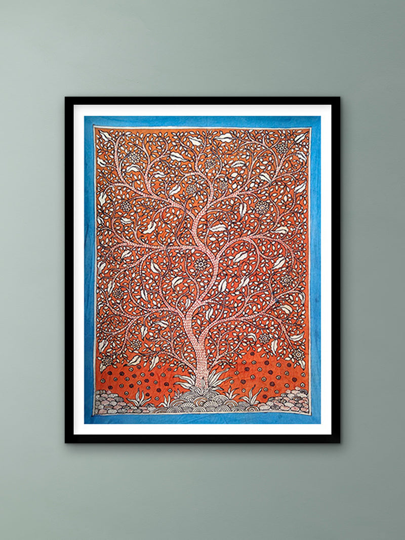 The Enchanting Tree of Life: Mata Ni Pachedi Painting by Chandrakant Bhulabhai for Sale