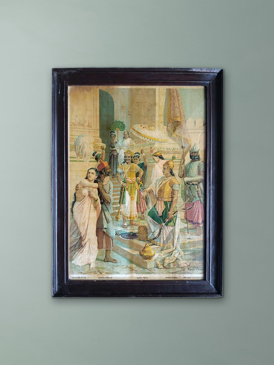 Buy The Victorious Indrajith in Oleograph by Raja Ravi Varma