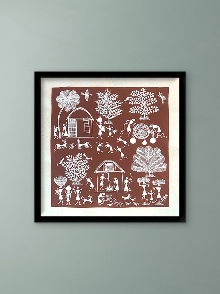 Shop Cultural Life of Warli Tribe, Warli Art by Dilip Bahotha