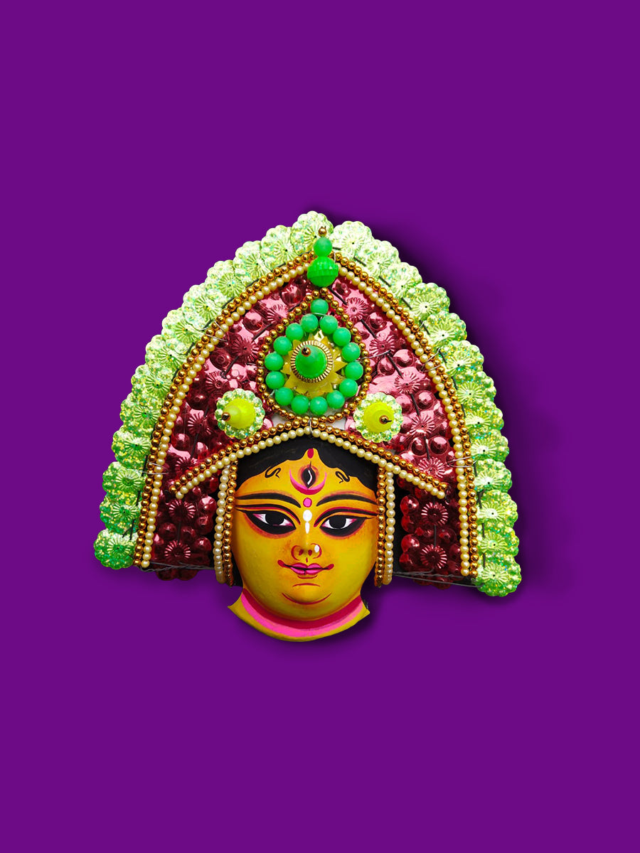 Buy Goddess Durga in Chhau Mask by Dharmendra Sutradhar
