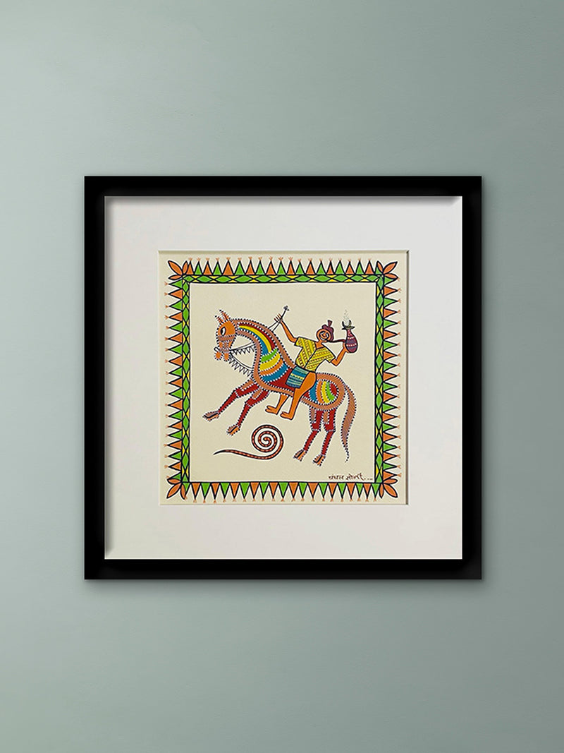 Buy Baba Ganeh in Pithora Art by Chanchal Soni