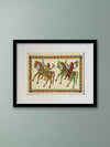 Buy Baba Pithora and Pithora Rani Riding Horses in Pithora Art by Chanchal Soni