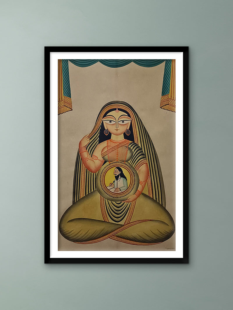 Buy Bangla Devi with Rabindranath Tagore In Kalighat by Anwar Chitrakar