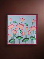 Buy Bloomed Lotuses Painting in Pichwai by Shehzaad Ali Sherani