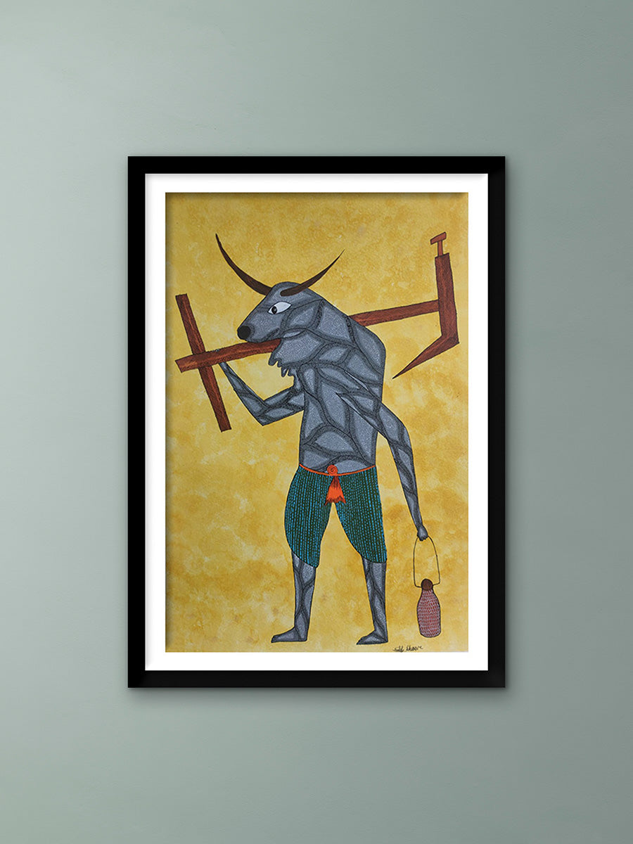 Buy Bull engaged in Agricultural Labour in Gond by Sandeep Dhurve