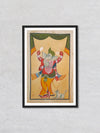 Buy Divine Harmony  Grace of Lord Ganesh Khalighat Painting by Sonali Chitrakar