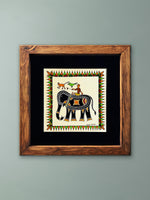 Buy Elephant Ride In Pithora Art by Chanchal Soni