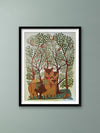 Buy Forest and the Tigers in Gond by Sukhiram Maravi